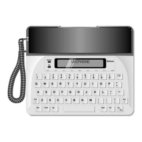 ULTRA TEC Uniphone 1000 user guide