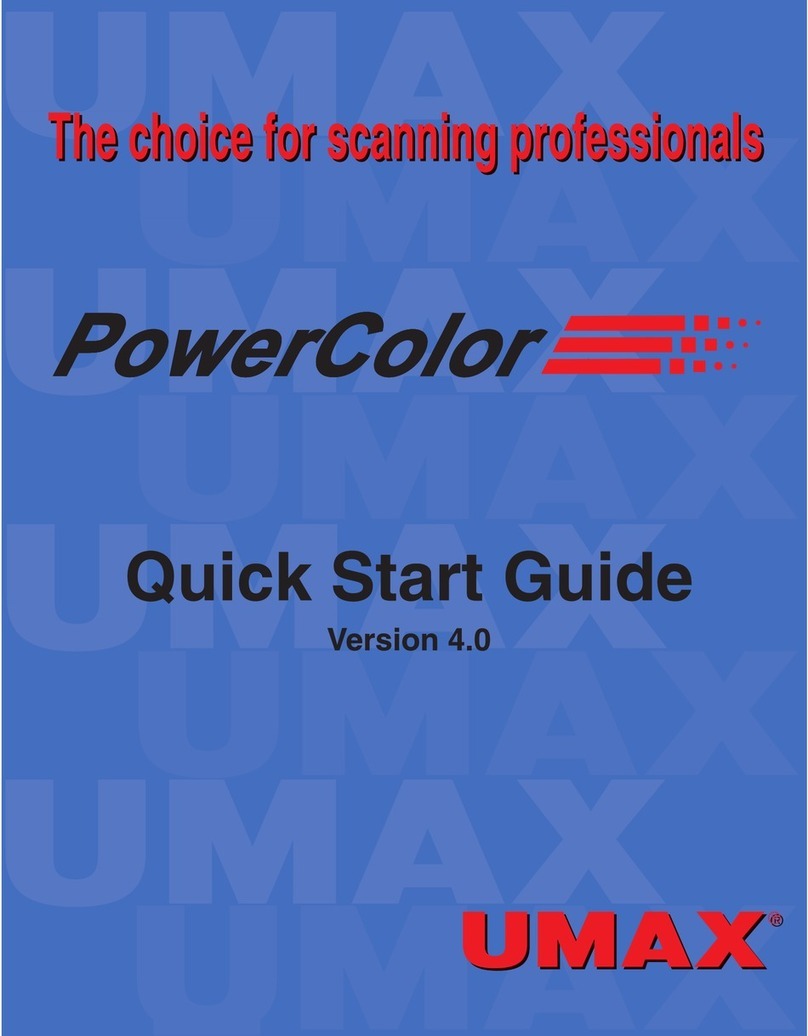 UMAX Technologies PowerColor quick start guide