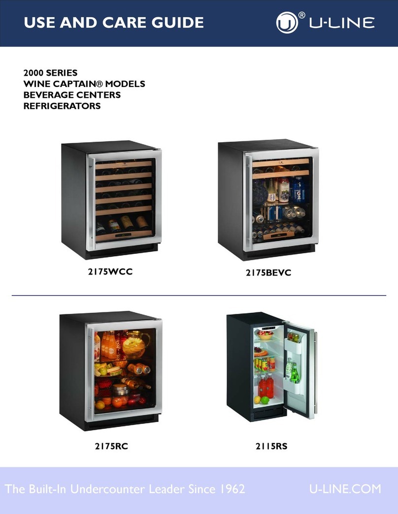 U-Line 2115RSOD User manual