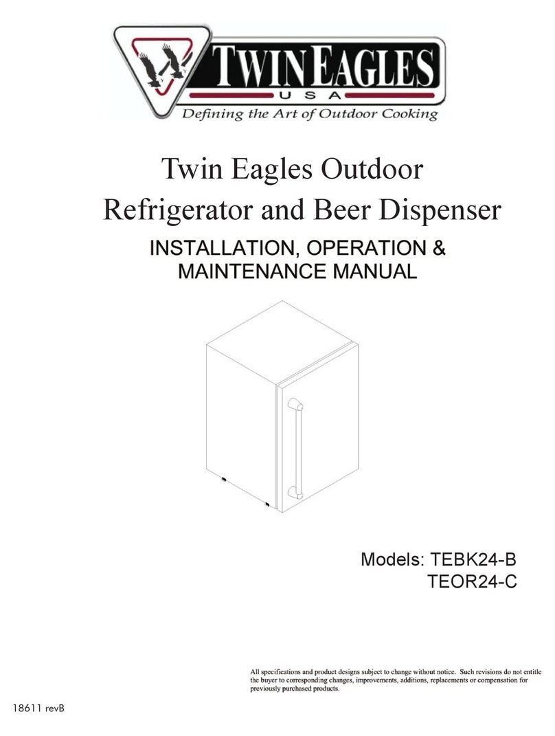 Twin Eagles TEOR24-B Installation, operation & maintenance manual