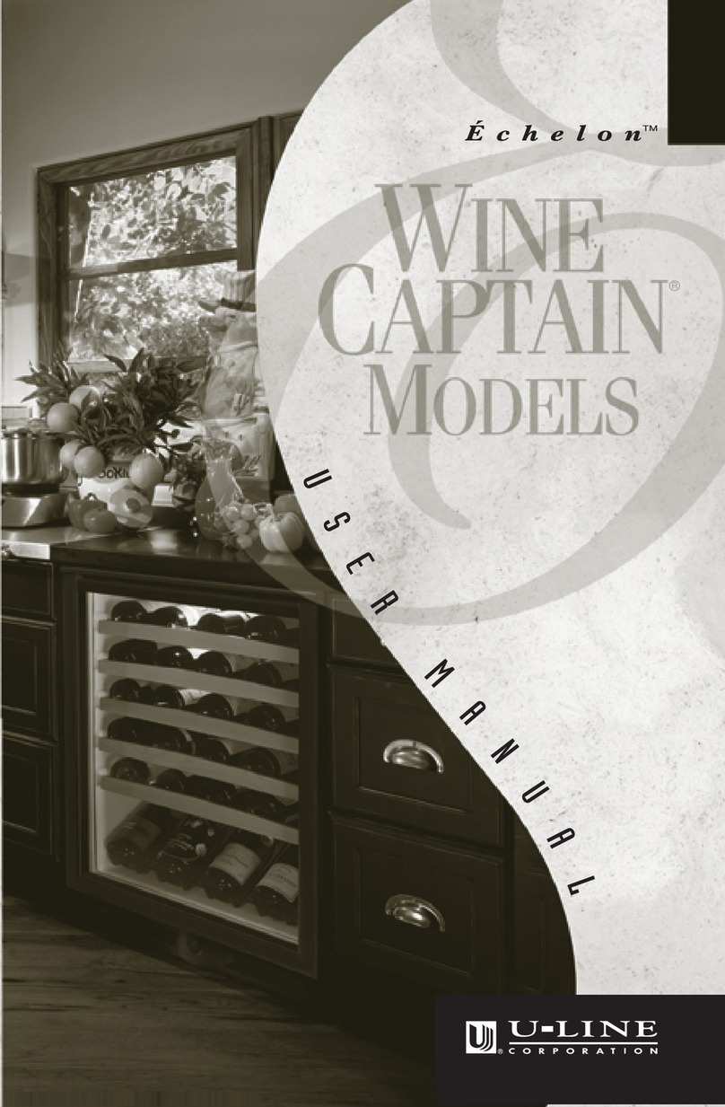 U-Line Echelon 2015WC Wine Captain User manual