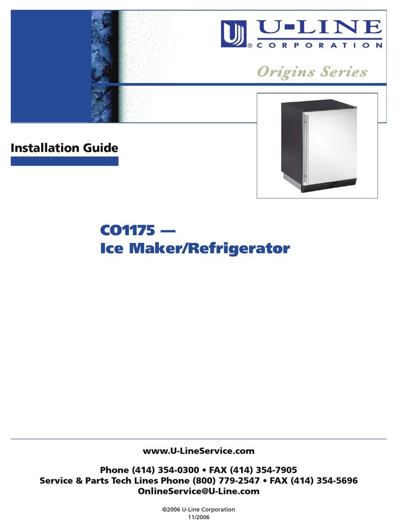 U-Line Origins CO1175AS installation guide