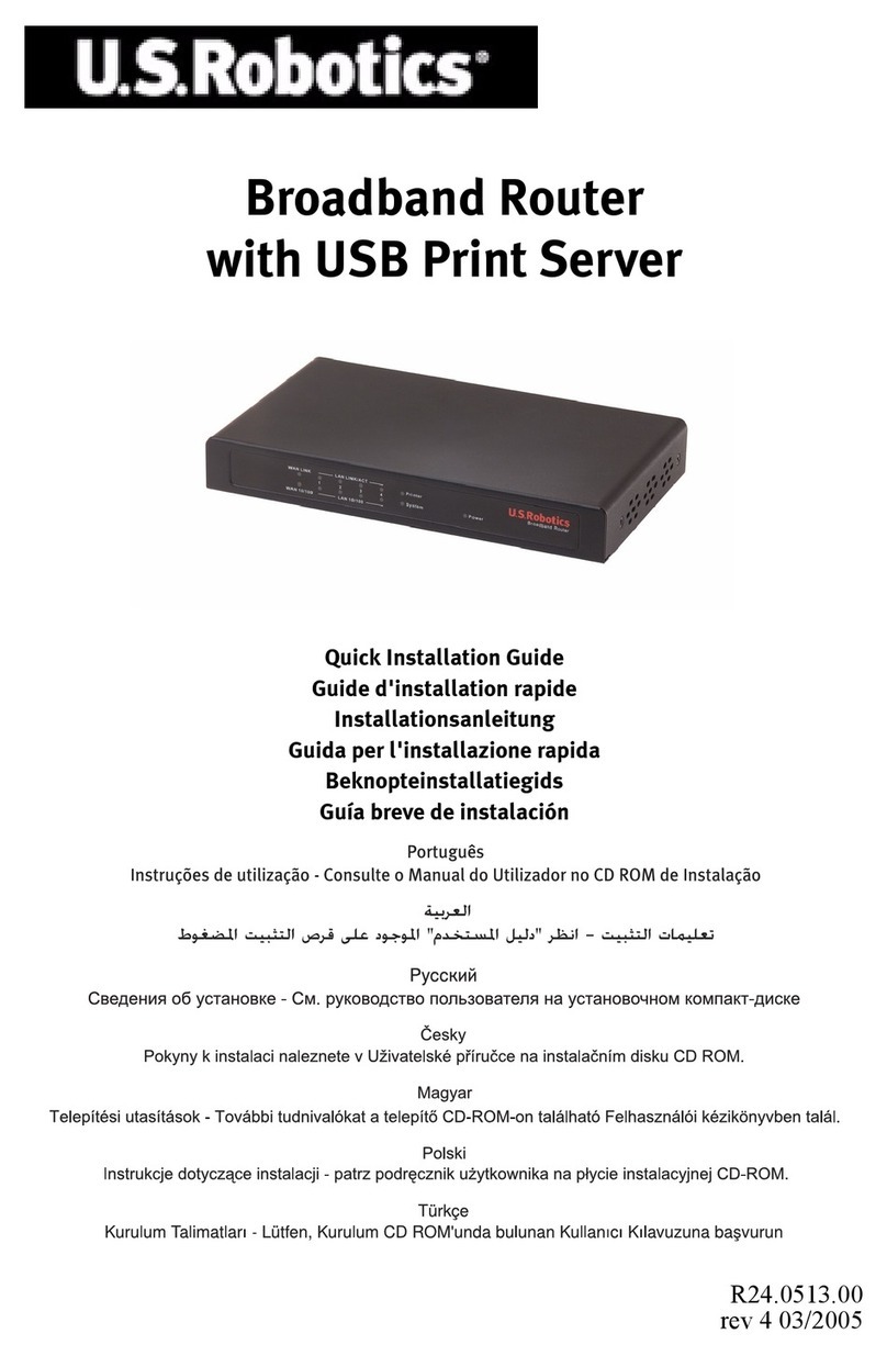 US Robotics USR8001 User manual US Robotics USR8001 User manual
