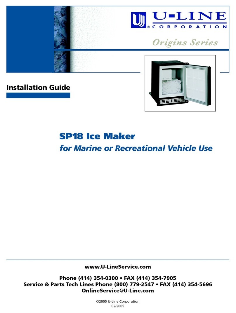 U-Line Origins SP18 installation guide