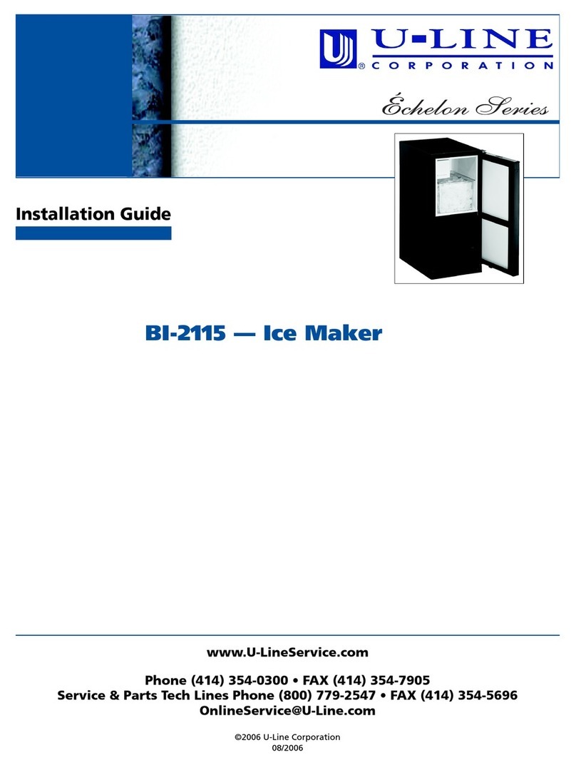 U-Line Echelon BI-2115 installation guide
