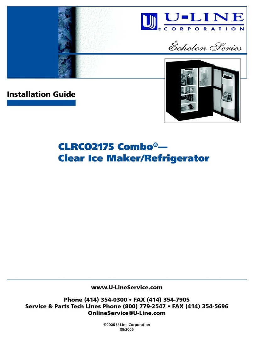 U-Line CLRCO2175 User manual U-Line CLRCO2175 User manual