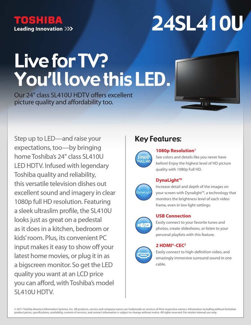 Toshiba 24SL410U User manual