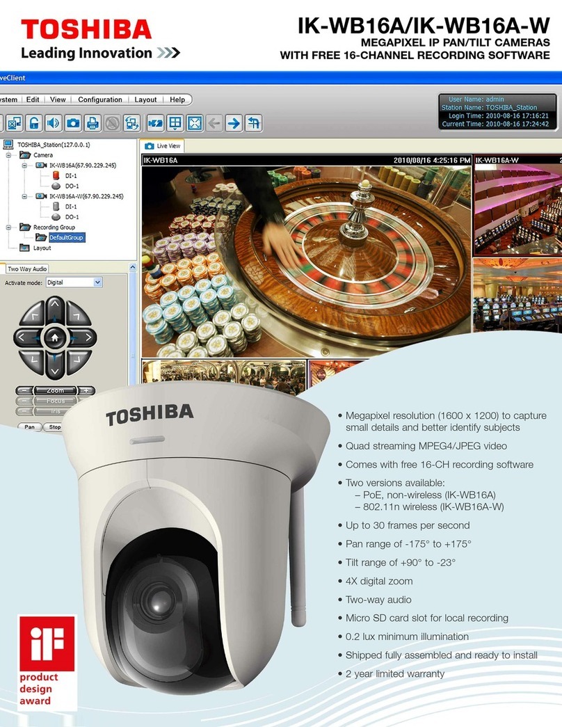 Toshiba IK-WB16A-W User manual Toshiba IK-WB16A-W User manual
