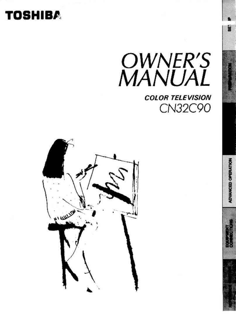Toshiba CN32C90 User manual Toshiba CN32C90 User manual