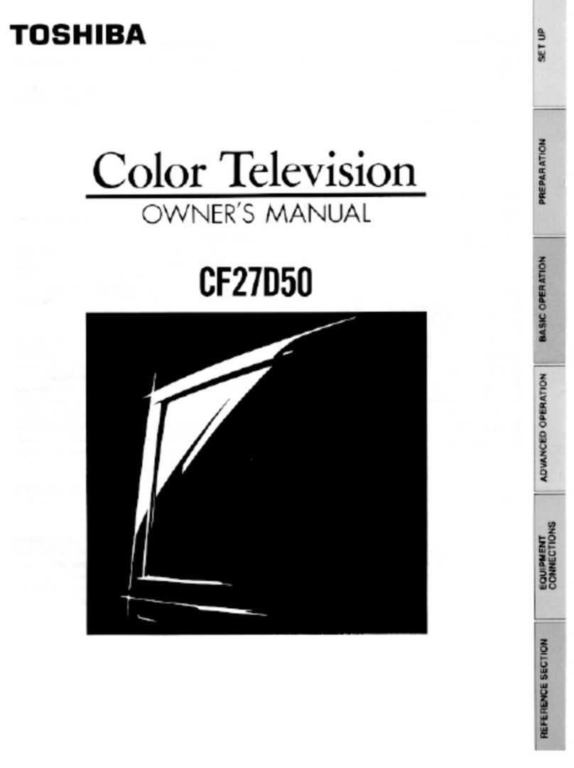Toshiba CF27D50 owner's manual