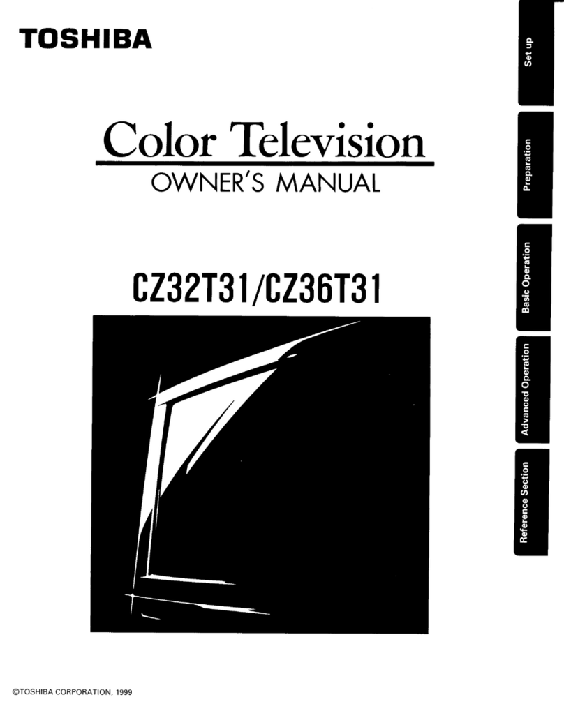 Toshiba CZ32T31 User manual