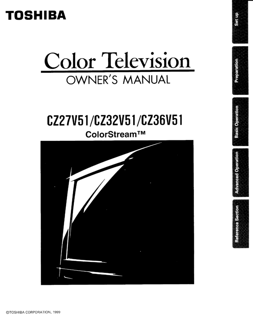 Toshiba ColorStream CZ27V51 User manual