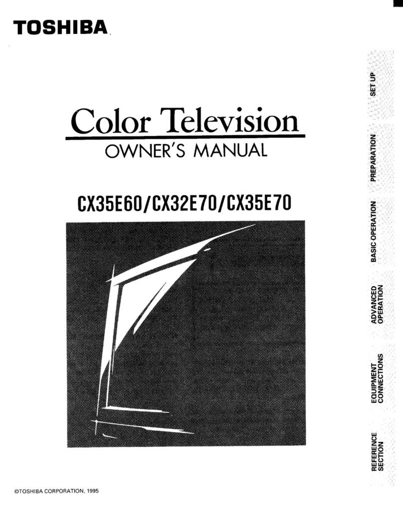 Toshiba CX32E70 User manual