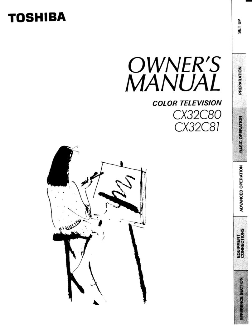 Toshiba CX32C80 User manual Toshiba CX32C80 User manual