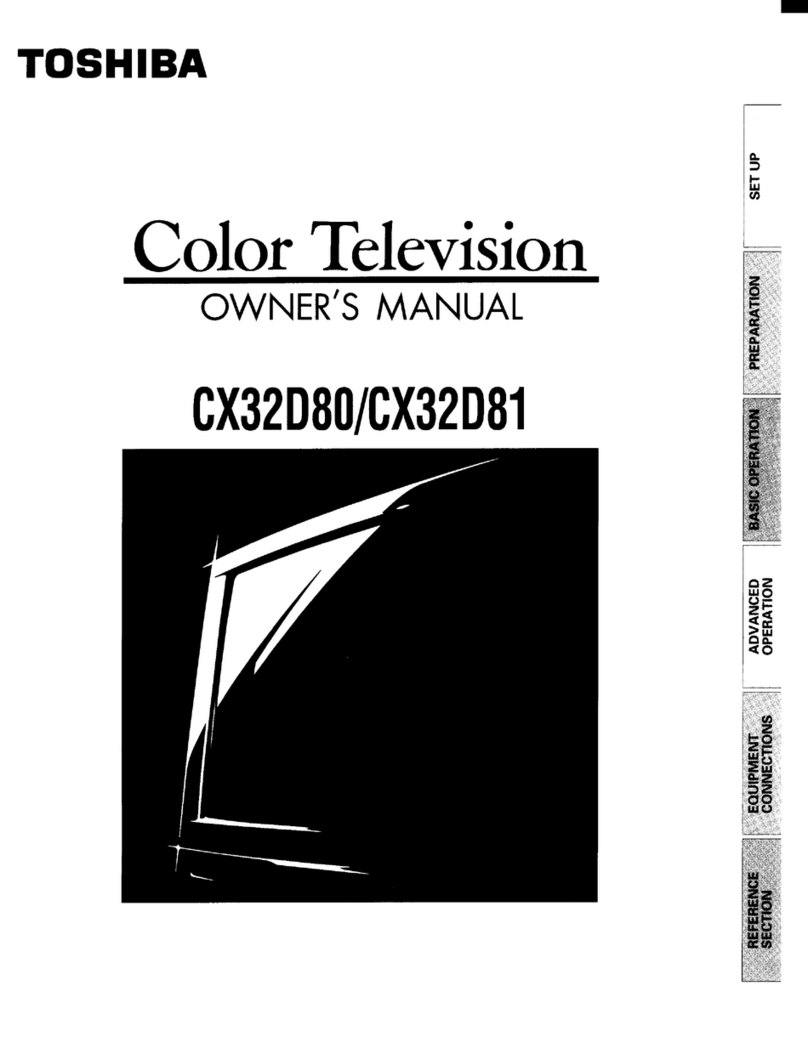 Toshiba CX32D80 User manual