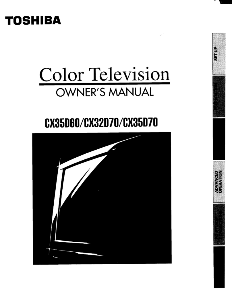 Toshiba CX32D70 User manual