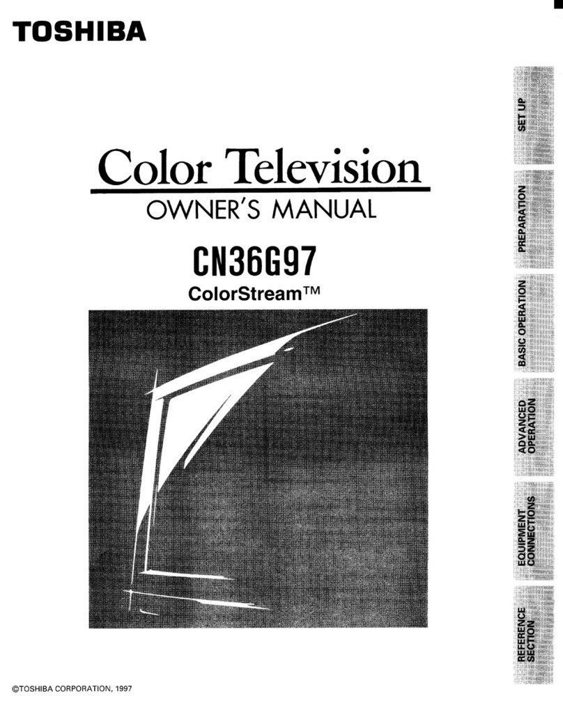 Toshiba ColorStream CN36G97 User manual