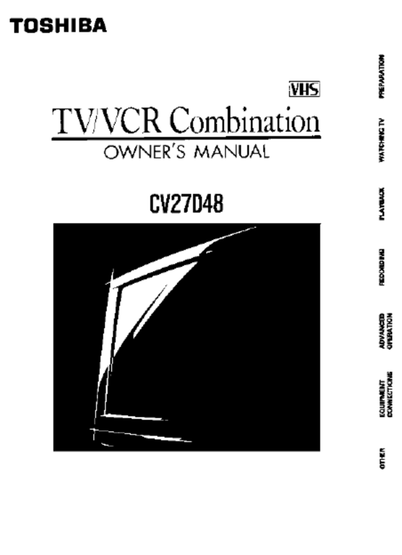 Toshiba CV27D48 owner's manual