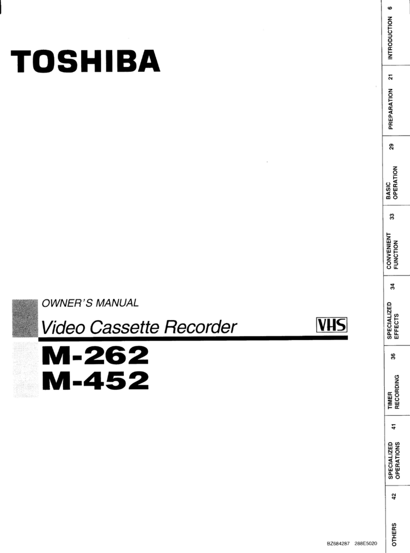 Toshiba M-262 User manual