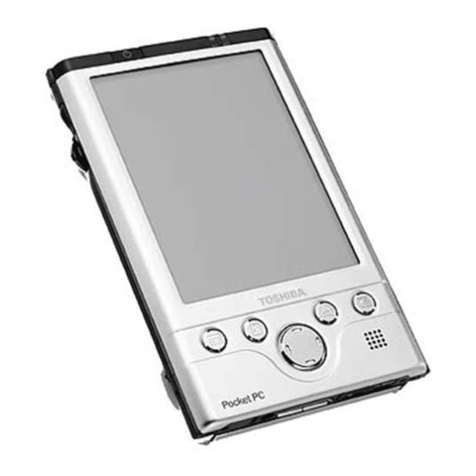 Toshiba e750 - Pocket PC User manual