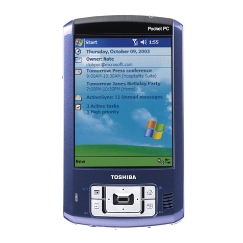 Toshiba Pockey PC e800 User manual