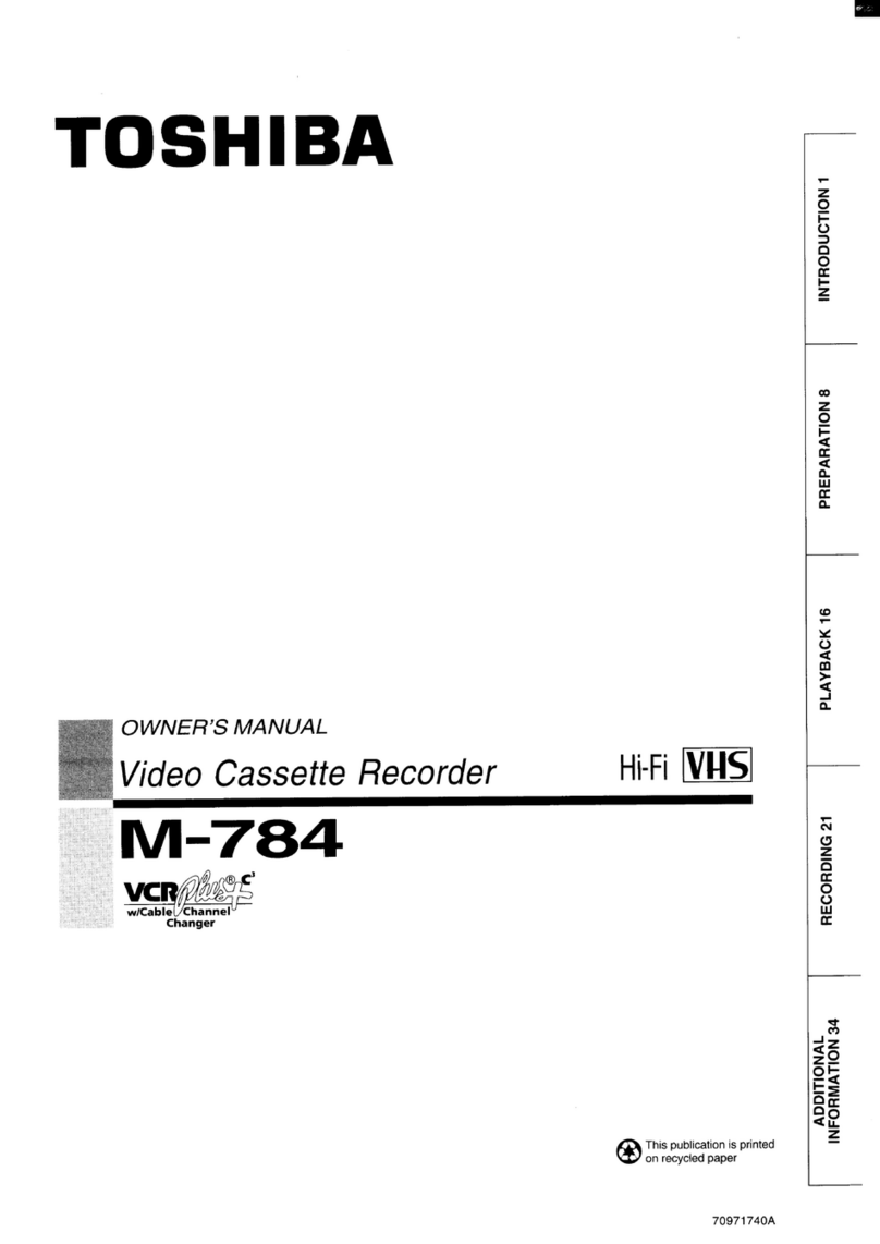 Toshiba M-784 User manual Toshiba M-784 User manual