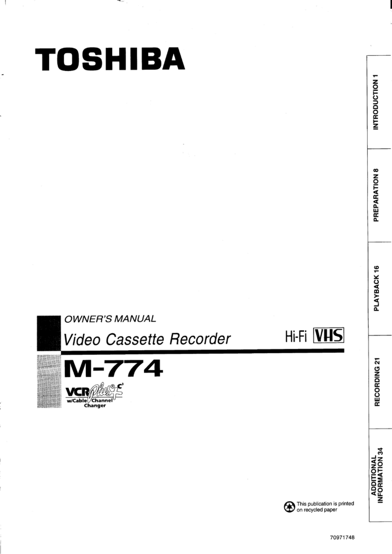 Toshiba M-774 User manual Toshiba M-774 User manual