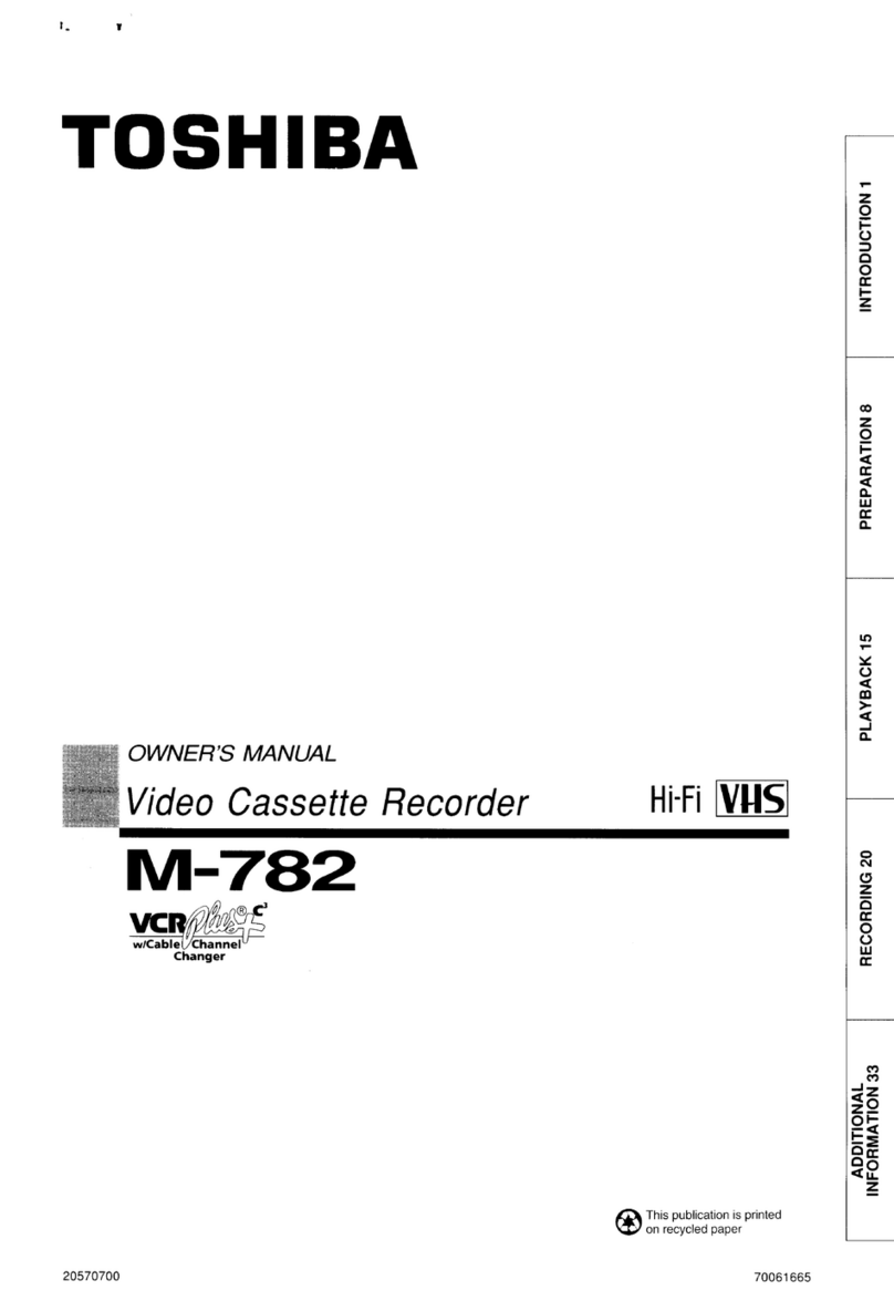 Toshiba M-782 User manual Toshiba M-782 User manual