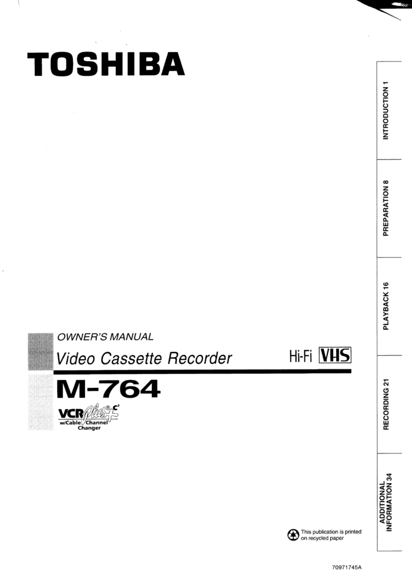 Toshiba M-764 owner's manual