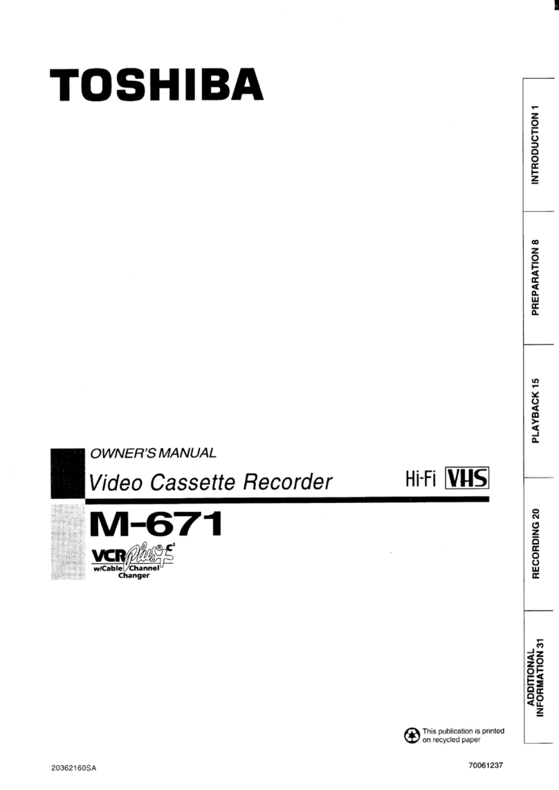 Toshiba M671 User manual Toshiba M671 User manual