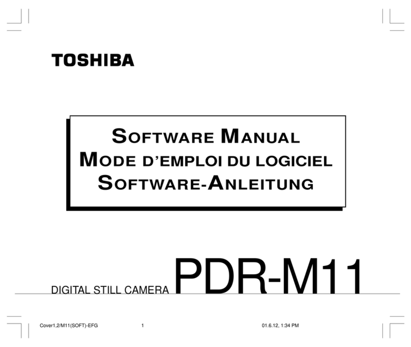 Toshiba PDR-M11 Software manual