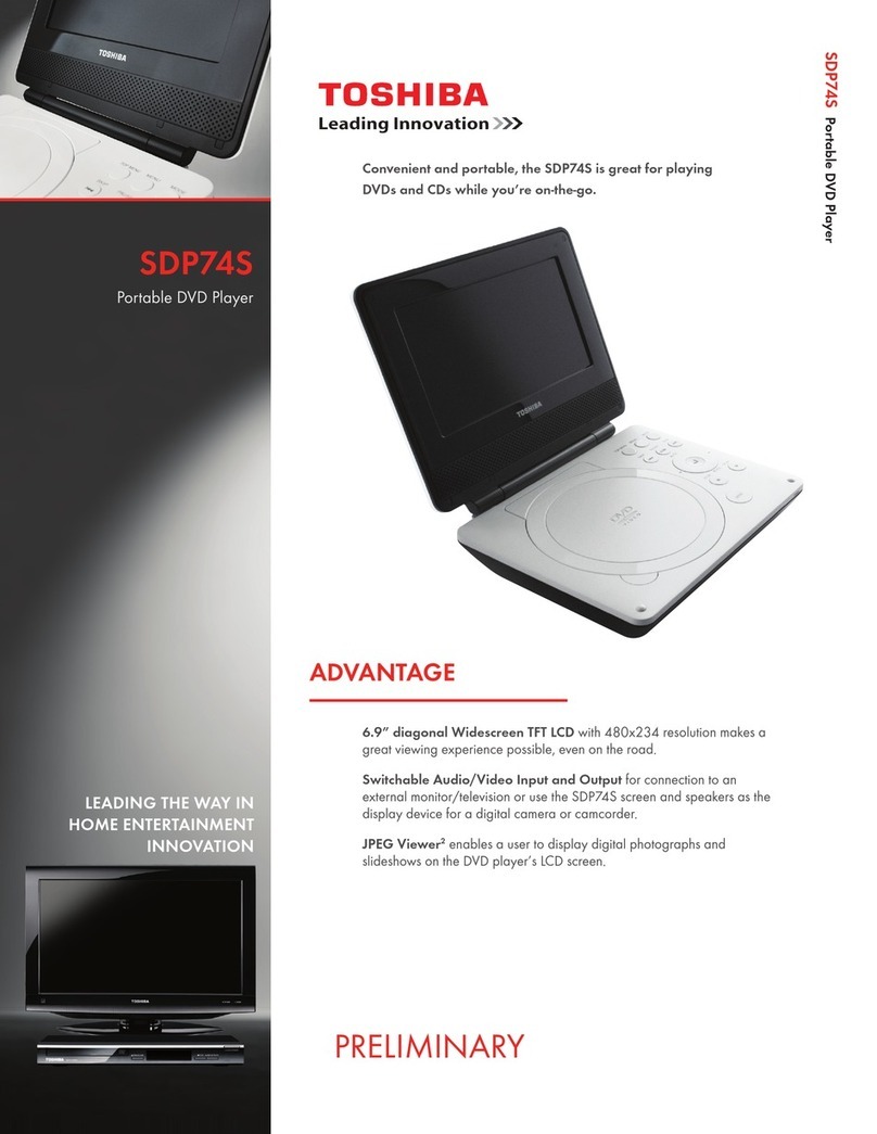 Toshiba SDP74S User manual