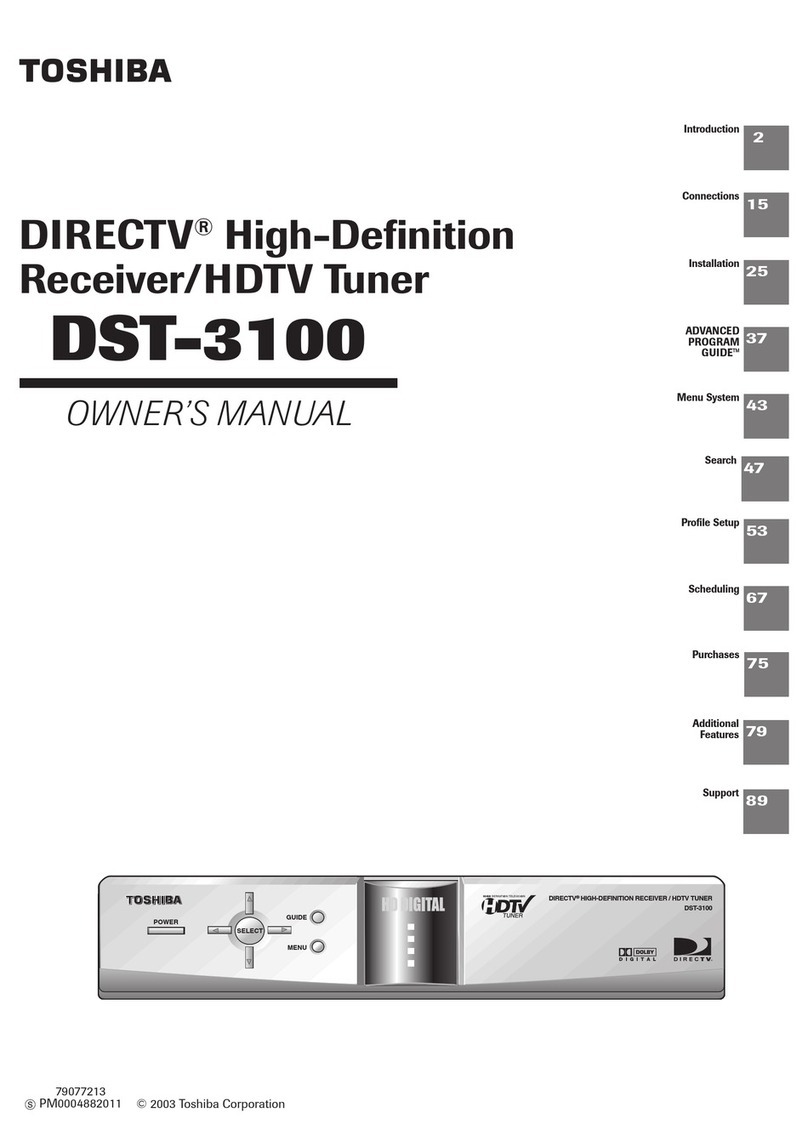 Toshiba DST-3100 User manual