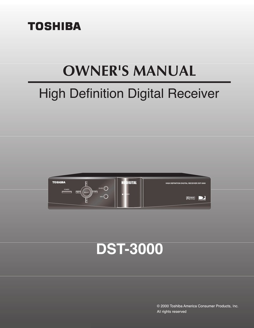 Toshiba DST-3000 User manual