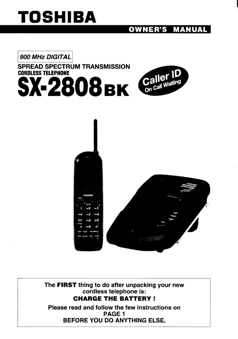 Toshiba SX-2808BK User manual