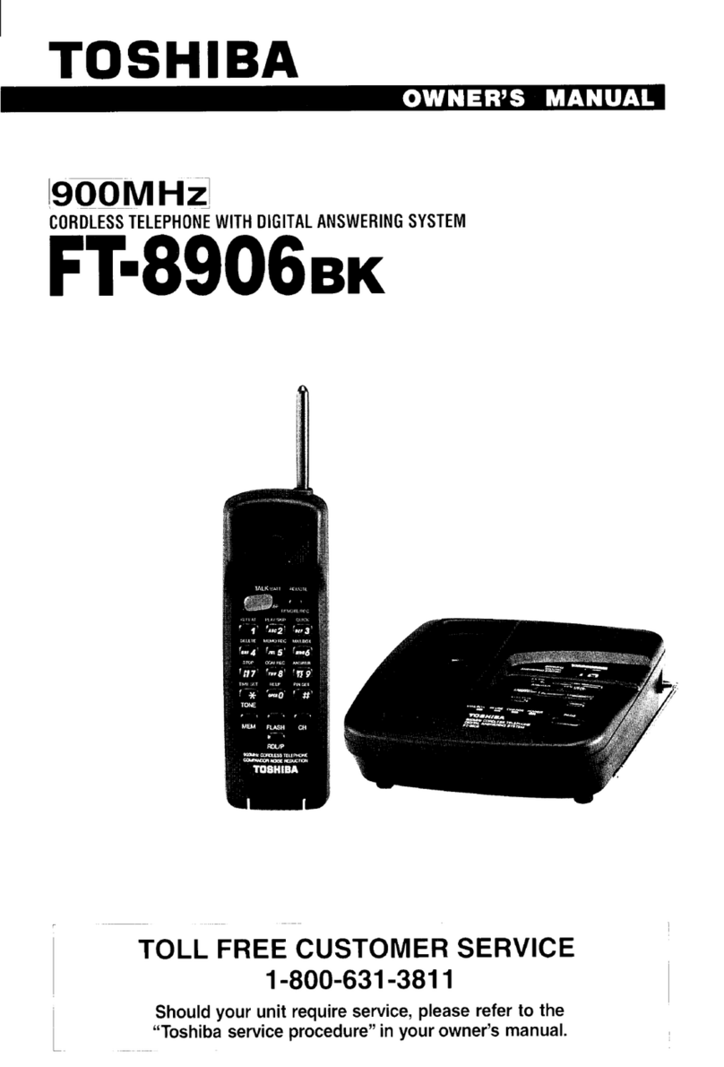 Toshiba FT8906BK User manual