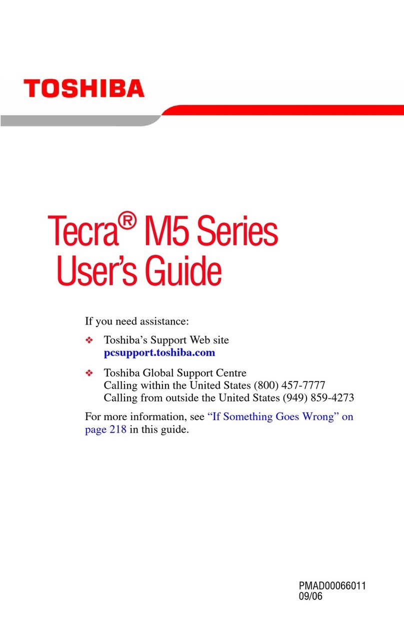 Toshiba TECRA M5 User manual