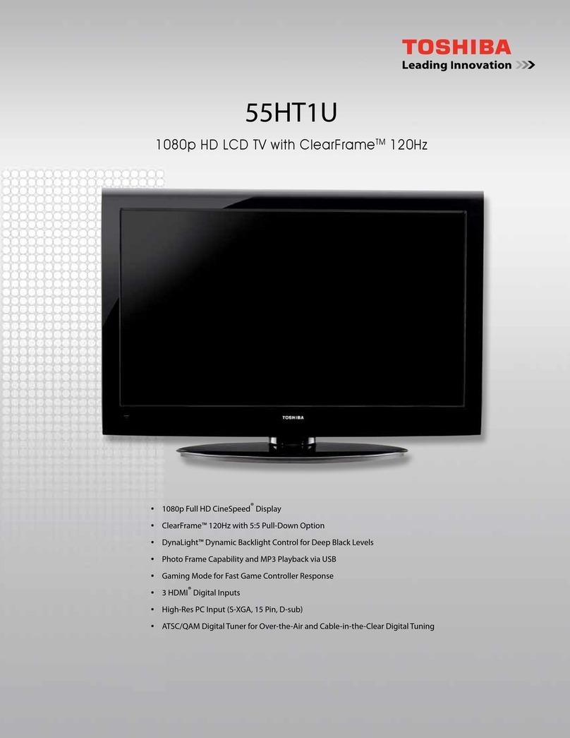 Toshiba 55HT1U User manual