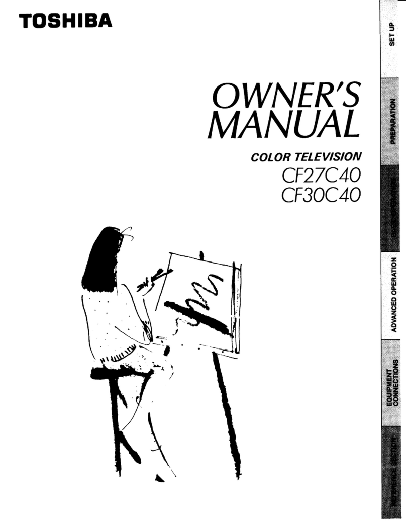 Toshiba CF27C40 owner's manual