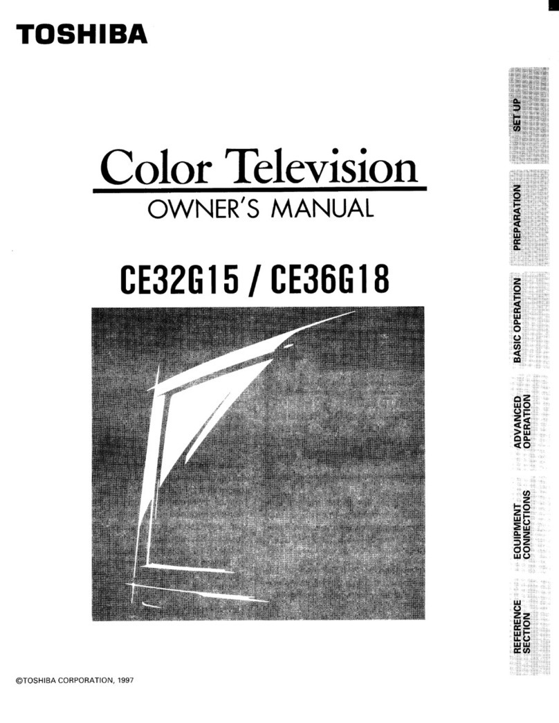 Toshiba CE32G15 owner's manual