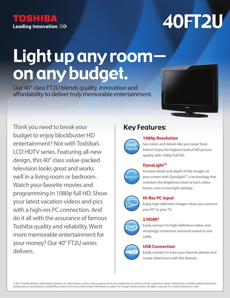 Toshiba 40FT2U User manual