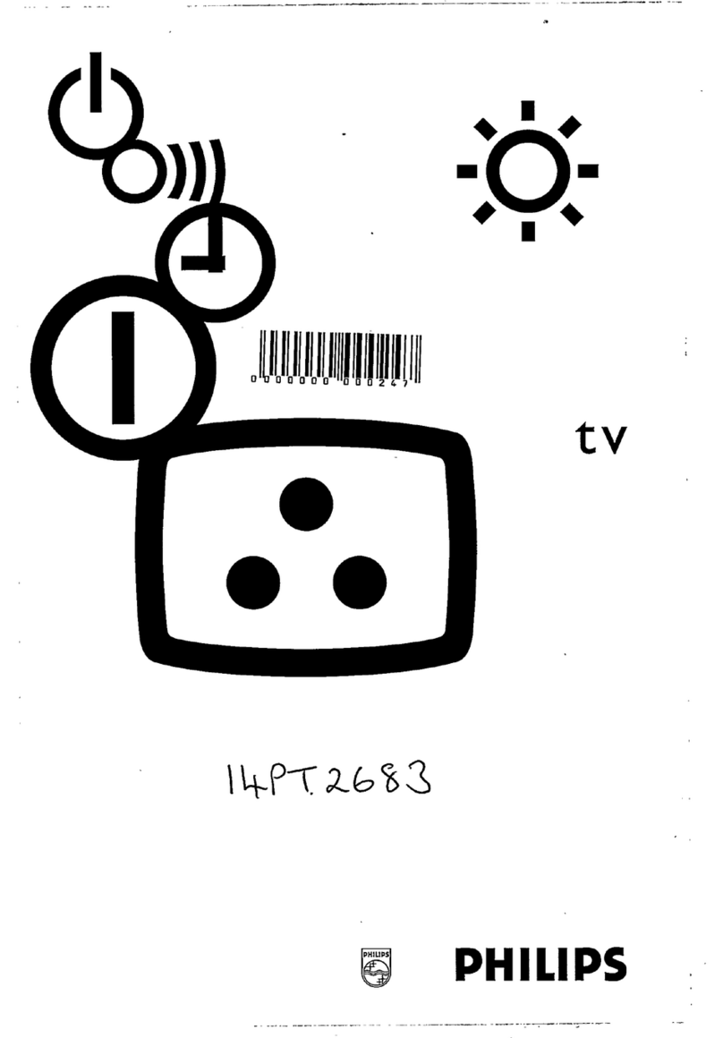 Philips 14PT2683 installation instructions