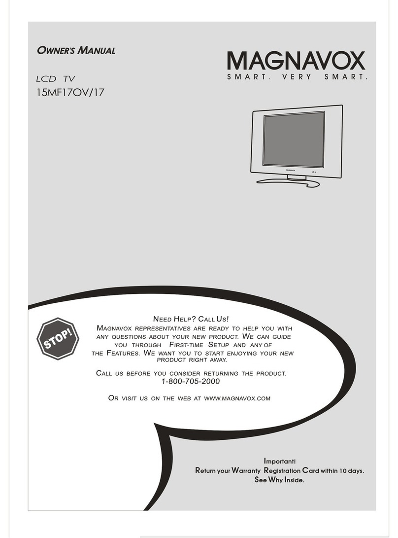 Magnavox 15MF170V User manual