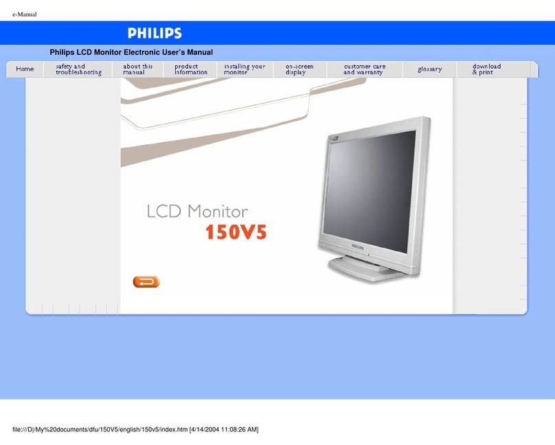 Philips 150V5FG User manual