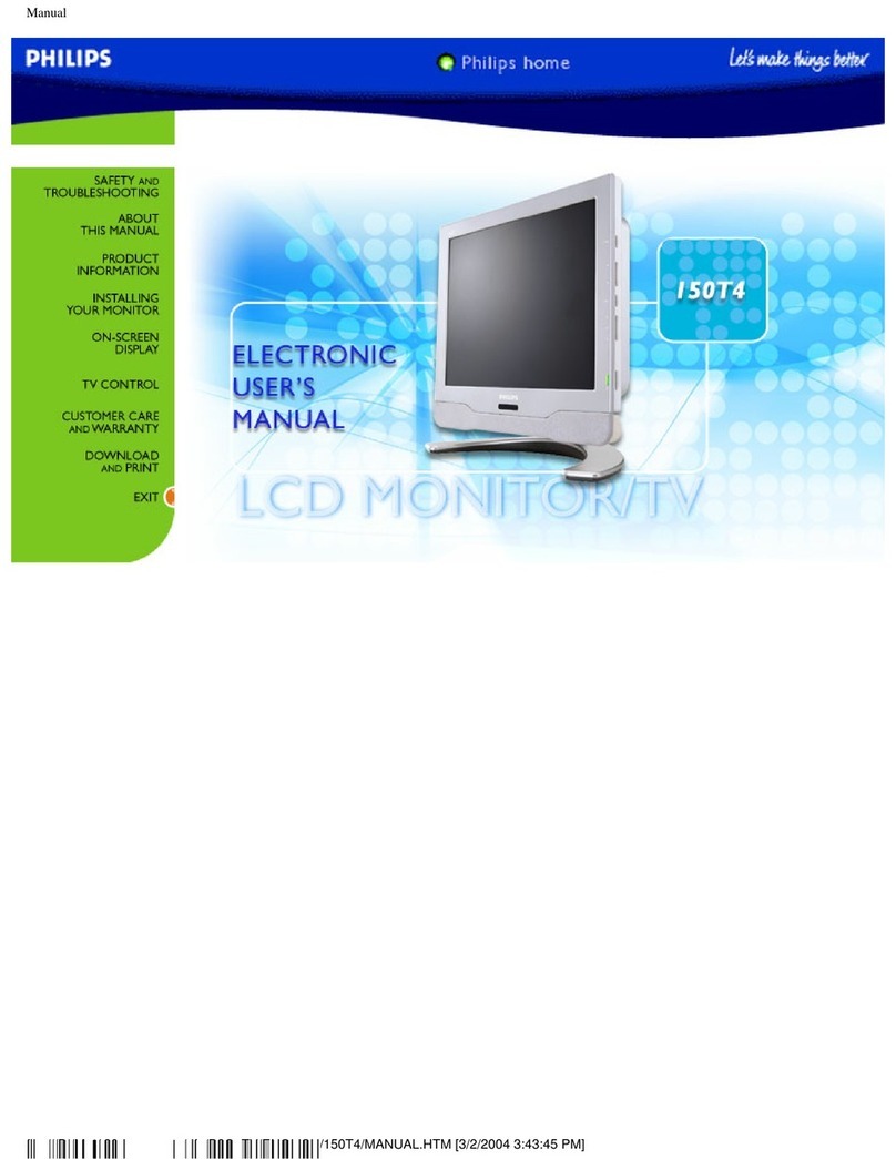 Philips 150T4FS User manual