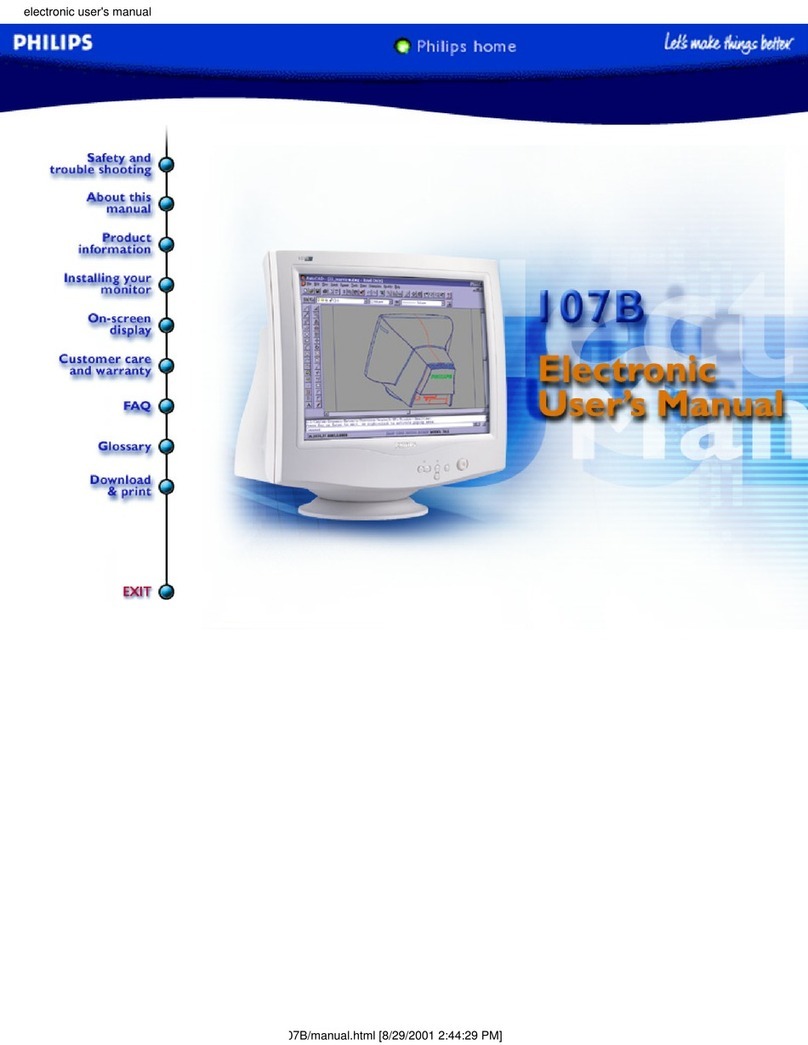 Philips 107B20-00Z Installation and operating instructions