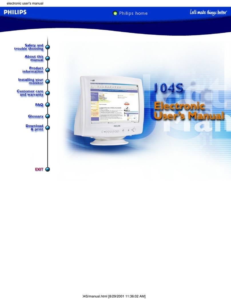 Philips 104S12 User manual