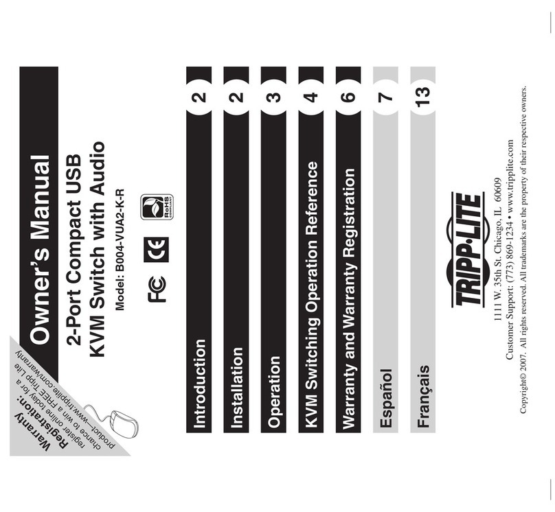 Tripp Lite B004-VUA2-K-R User manual