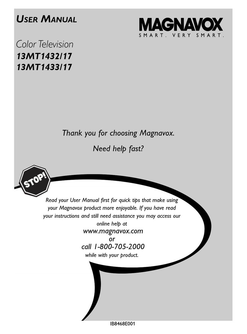 Magnavox 13MT1432-17B User manual