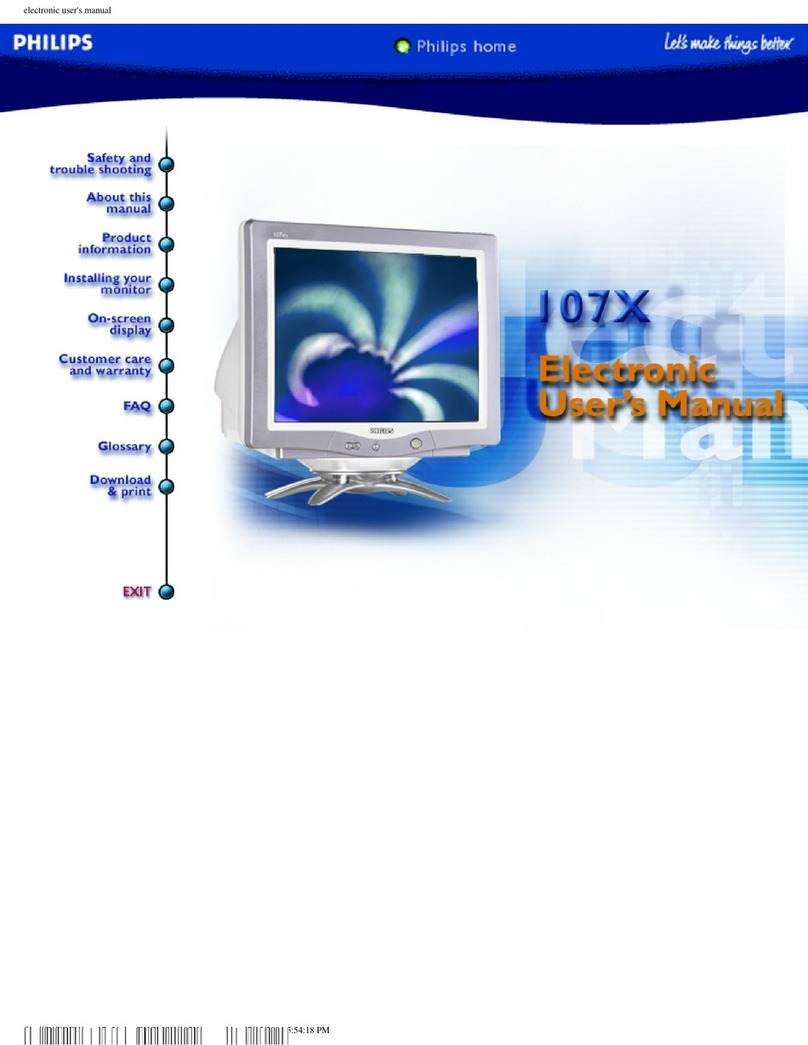 Philips 107X53 Installation and operating instructions
